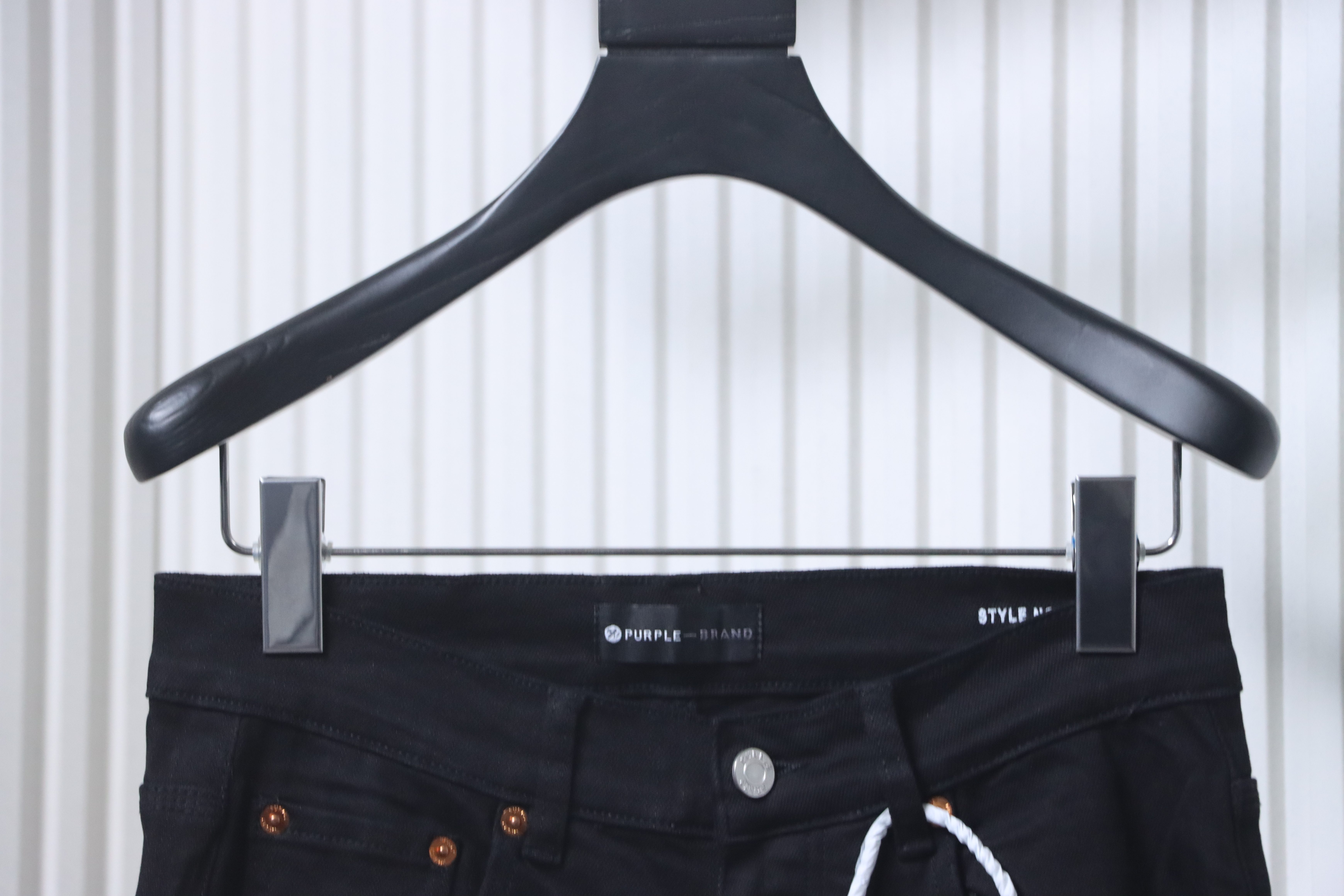 Purple Brand Slim Fit Pants with Ripped Pockets H230