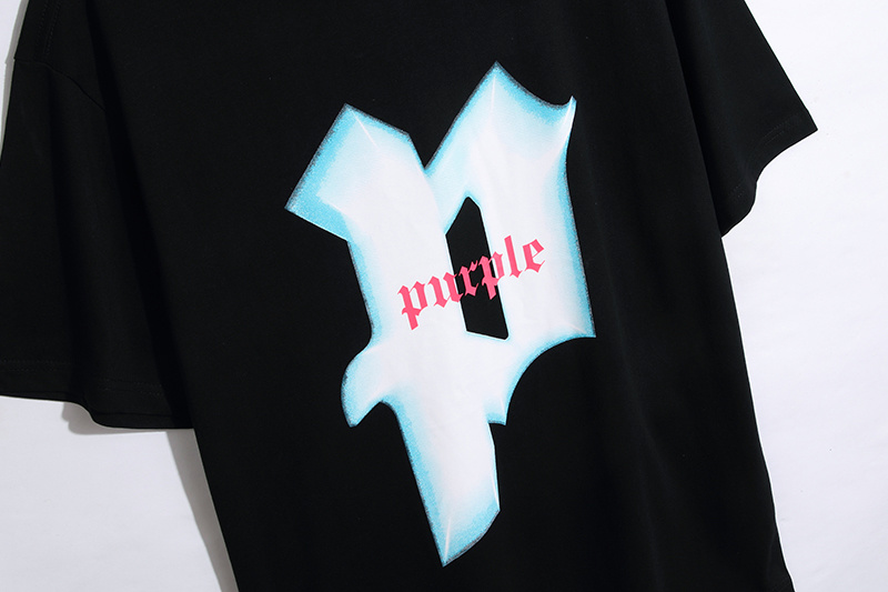 Purple Brand Star Graphic T-Shirt 3007