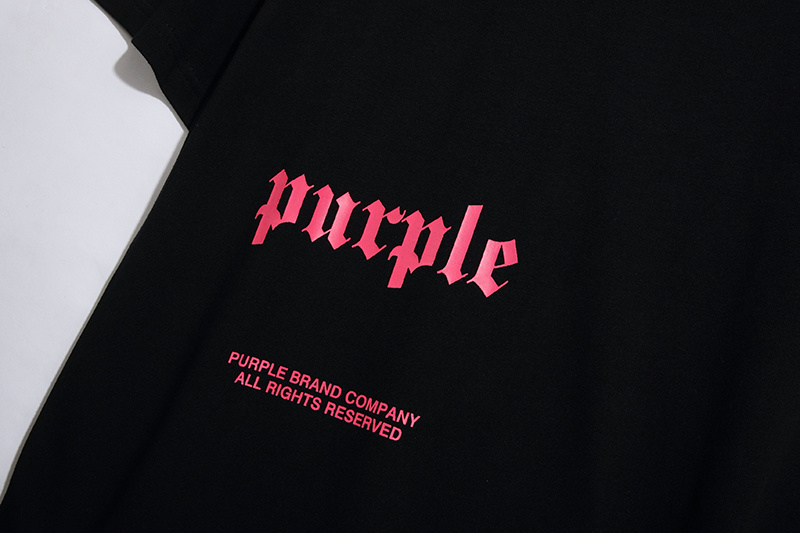 Purple Brand Star Graphic T-Shirt 3007