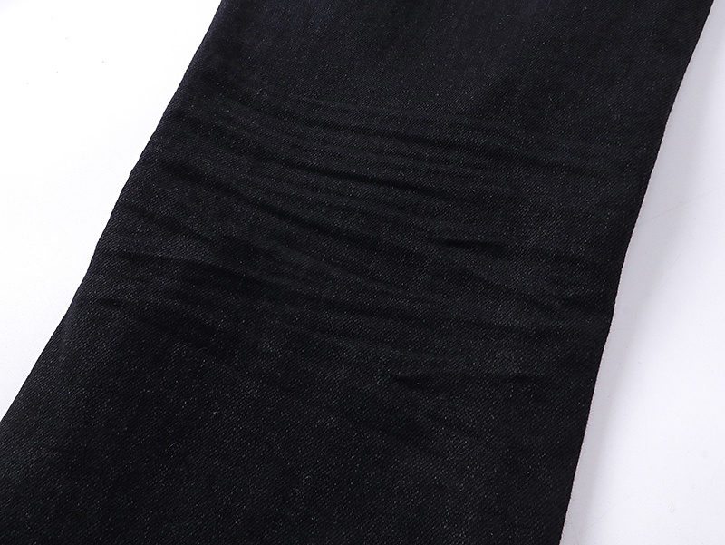 Purple Brand Star Pattern Slim Fit Denim Jeans Black PU161