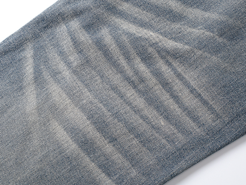 Purple Brand Starburst Washed Wide Leg Denim Jeans Light Blue PU816