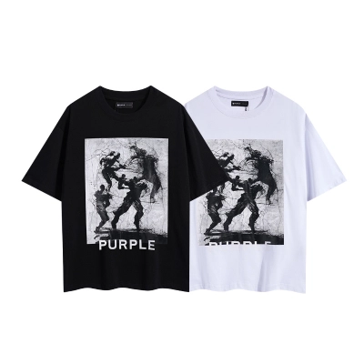 Purple Brand Statue Graphic T-Shirt 3016 01
