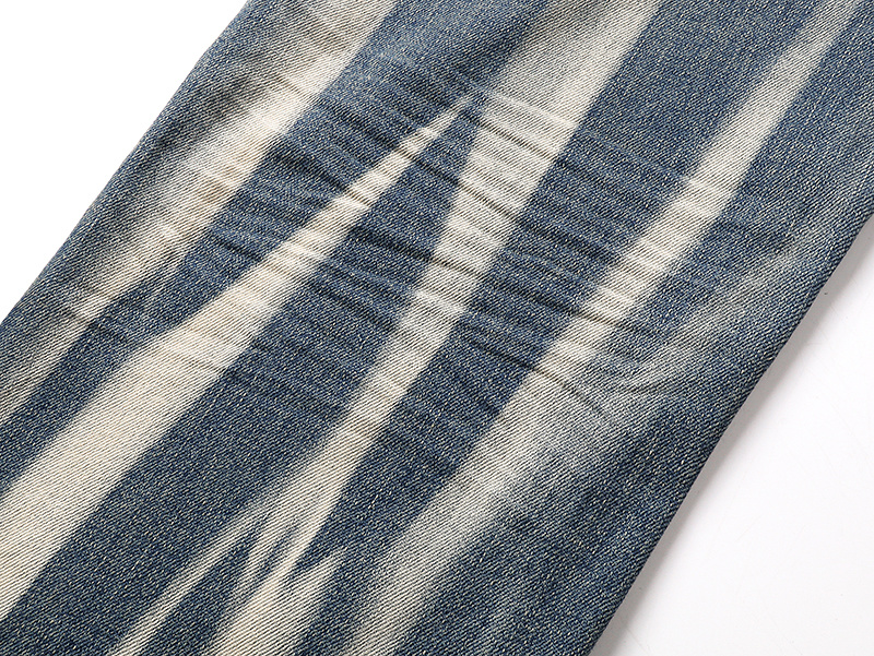 Purple Brand Striped Washed Flared Denim Jeans PU182