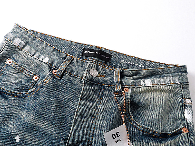 Purple Brand Vintage Washed Distressed Bootcut Denim Jeans PU193