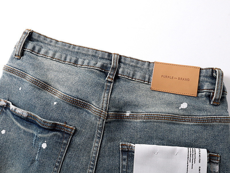Purple Brand Vintage Washed Distressed Bootcut Denim Jeans PU193