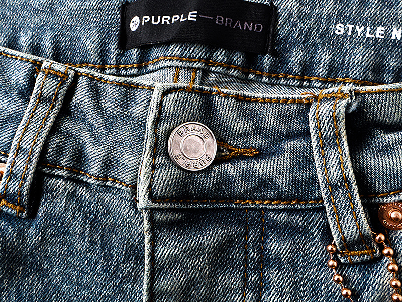 Purple Brand Vintage Washed Distressed Bootcut Denim Jeans PU193