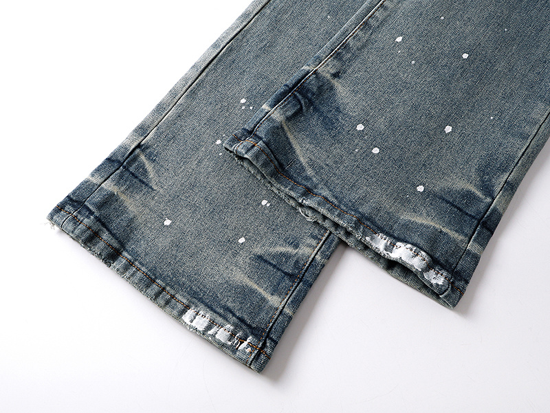 Purple Brand Vintage Washed Distressed Bootcut Denim Jeans PU193