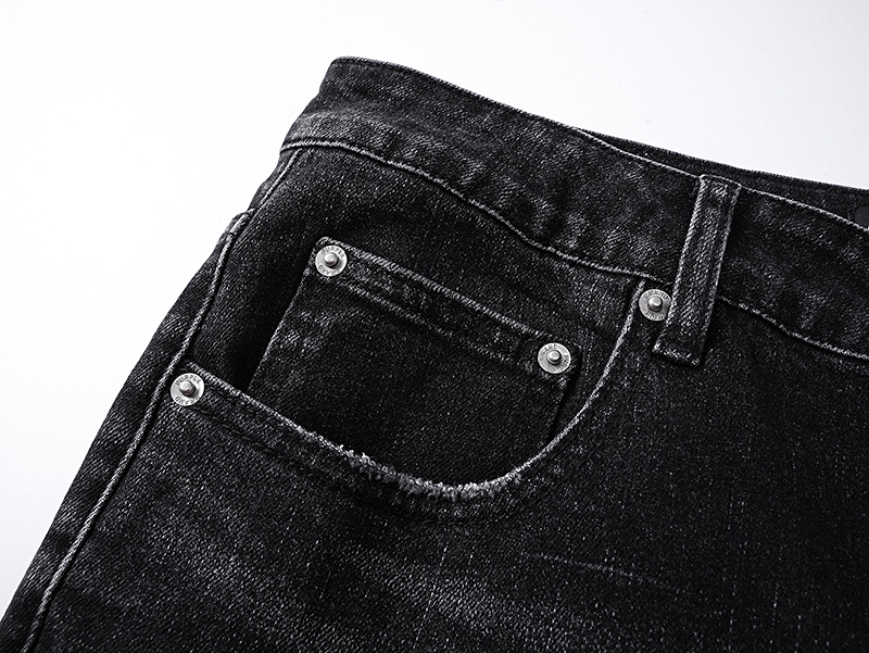 Purple Brand Washed Bootcut Denim Jeans Black PU151