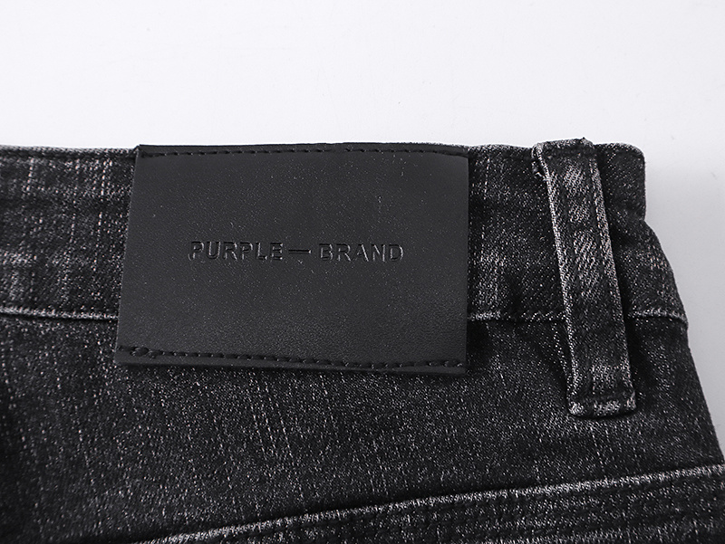 Purple Brand Washed Bootcut Denim Jeans Black PU167