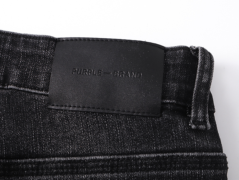 Purple Brand Washed Bootcut Denim Jeans Black PU170