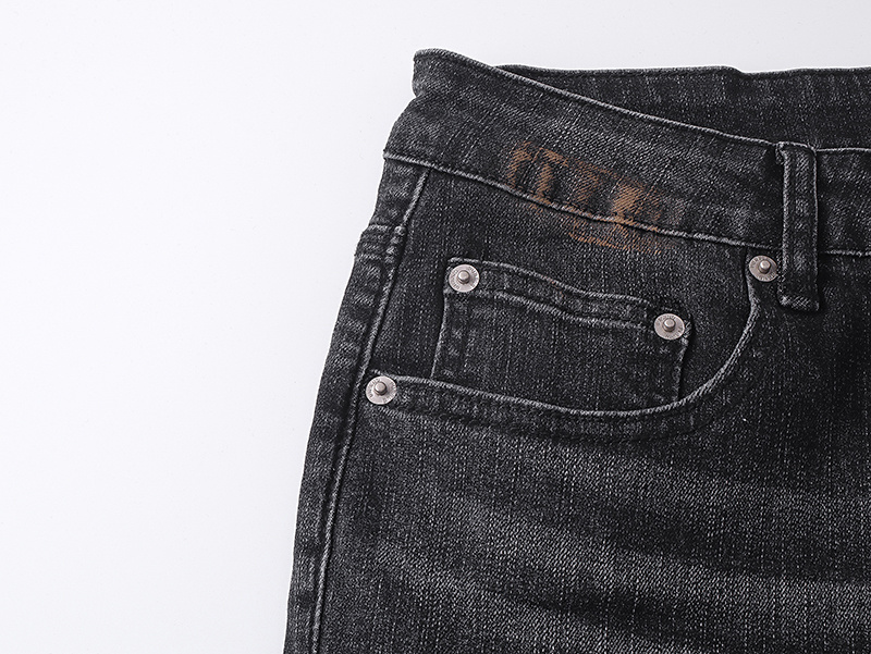 Purple Brand Washed Bootcut Denim Jeans Black PU170