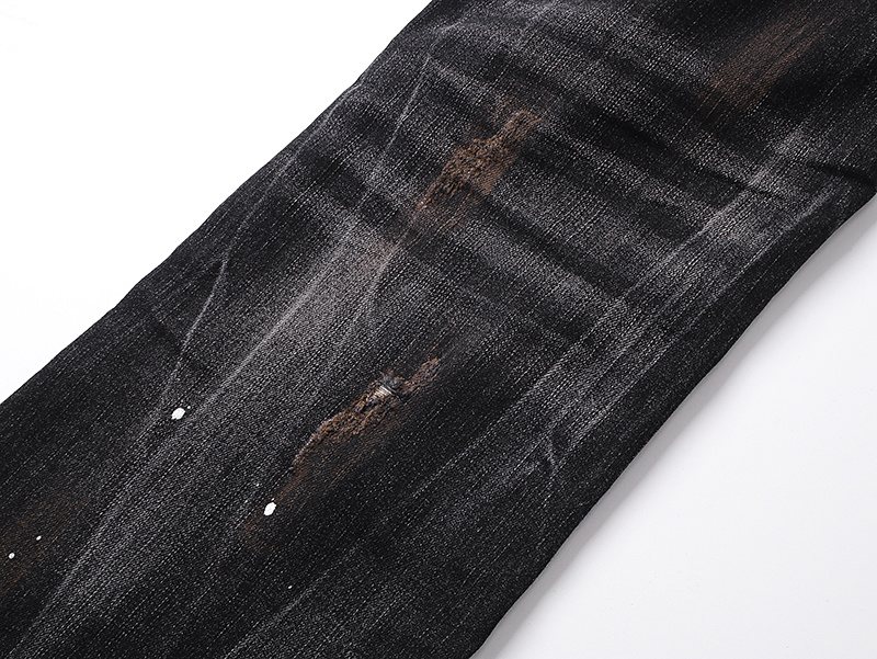 Purple Brand Washed Bootcut Denim Jeans Black PU170