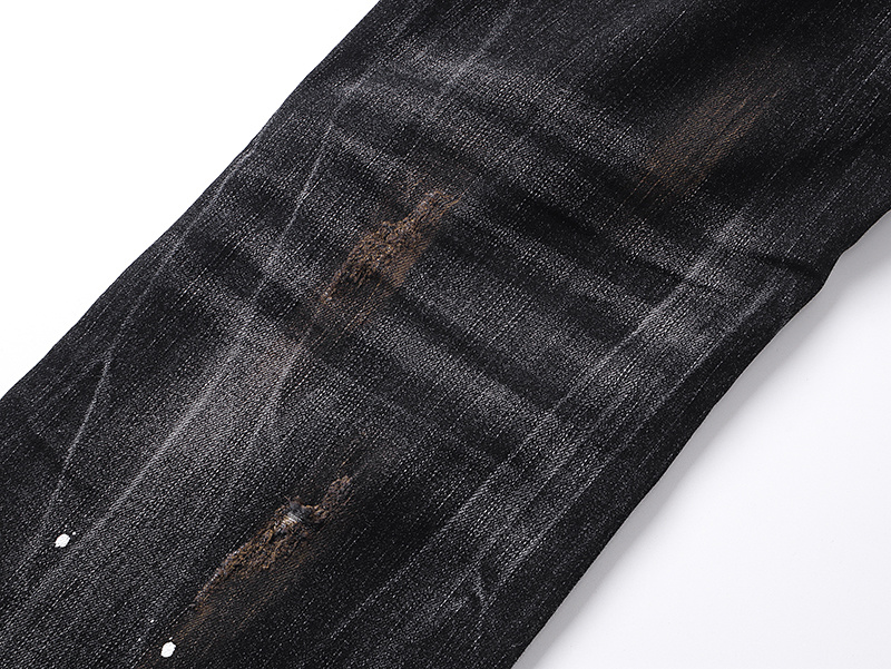 Purple Brand Washed Bootcut Denim Jeans Black PU170