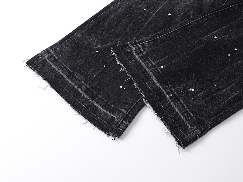 Purple Brand Washed Bootcut Denim Jeans Black PU170