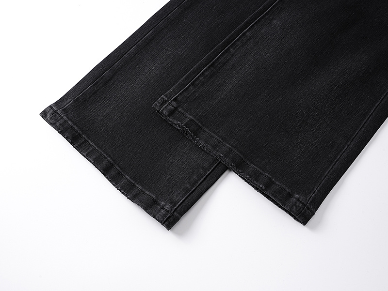 Purple Brand Washed Bootcut Denim Jeans Black PU705