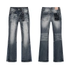 Purple Brand Washed Bootcut Denim Jeans Blue PU149