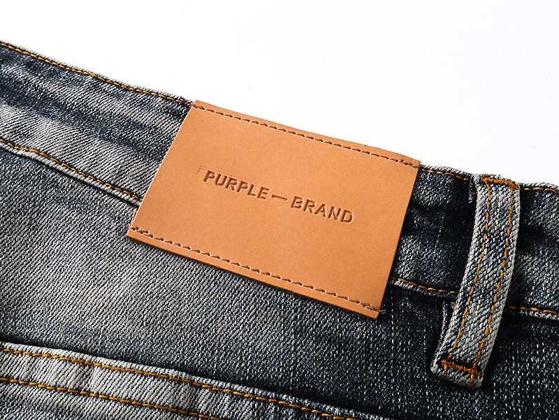Purple Brand Washed Bootcut Denim Jeans Blue PU149