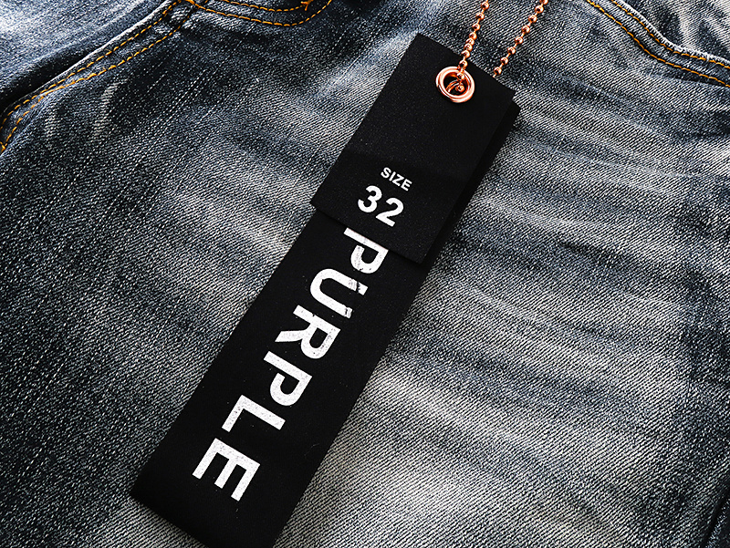 Purple Brand Washed Bootcut Denim Jeans Blue PU149