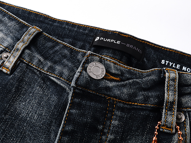 Purple Brand Washed Bootcut Denim Jeans Blue PU149