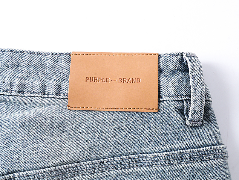 Purple Brand Washed Bootcut Denim Jeans Light Blue PU184