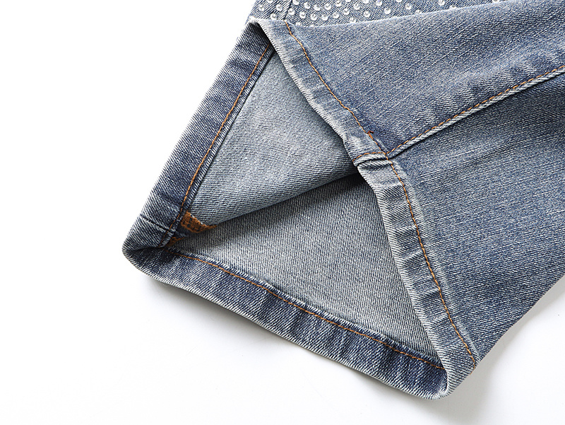 Purple Brand Washed Denim Shorts Light Blue PU530