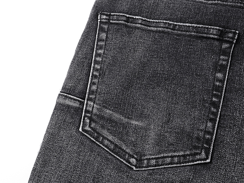 Purple Brand Washed Distressed Flared Denim Jeans Black PU191