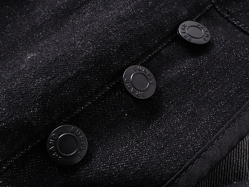 Purple Brand Washed Flared Denim Jeans Black PU192