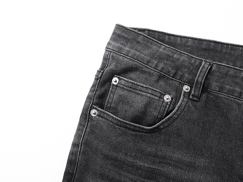 Purple Brand Washed Ripped Bootcut Denim Jeans Black PU178