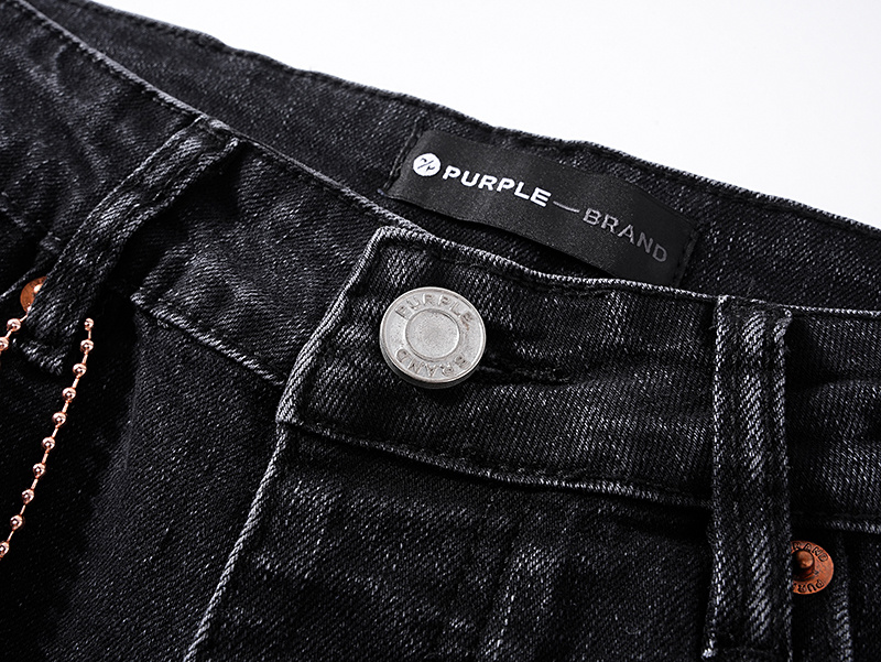 Purple Brand Washed Stacked Denim Jeans Black PU140