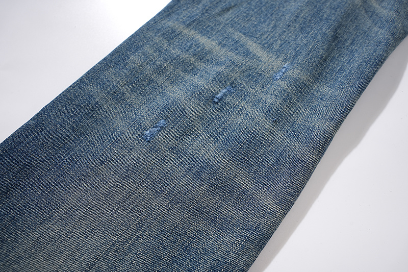 Purple Brand Washed Stacked Denim Jeans Blue PU107