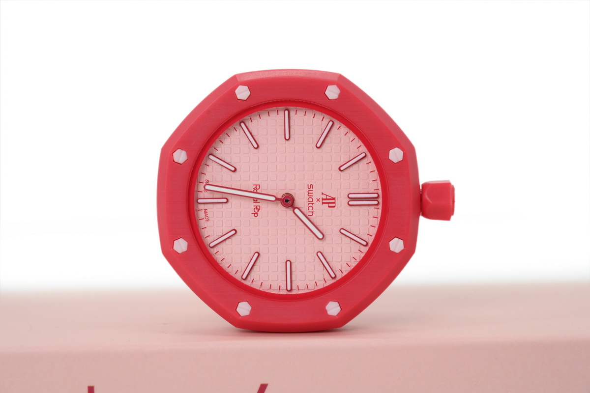 Swatch x Audemars Piguet Mechanical Watch Coral Pink