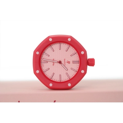 Swatch x Audemars Piguet Mechanical Watch Coral Pink 01