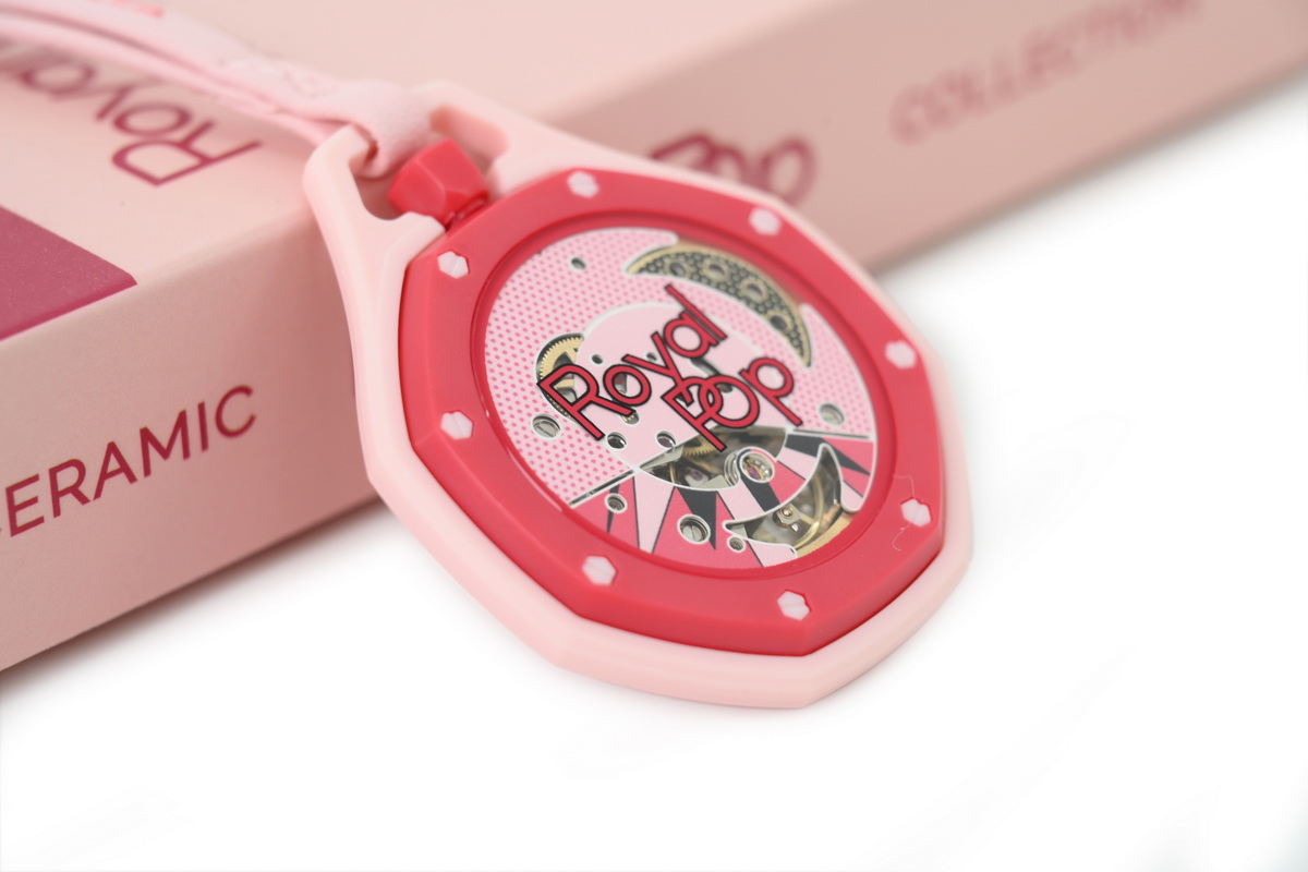 Swatch x Audemars Piguet Mechanical Watch Coral Pink