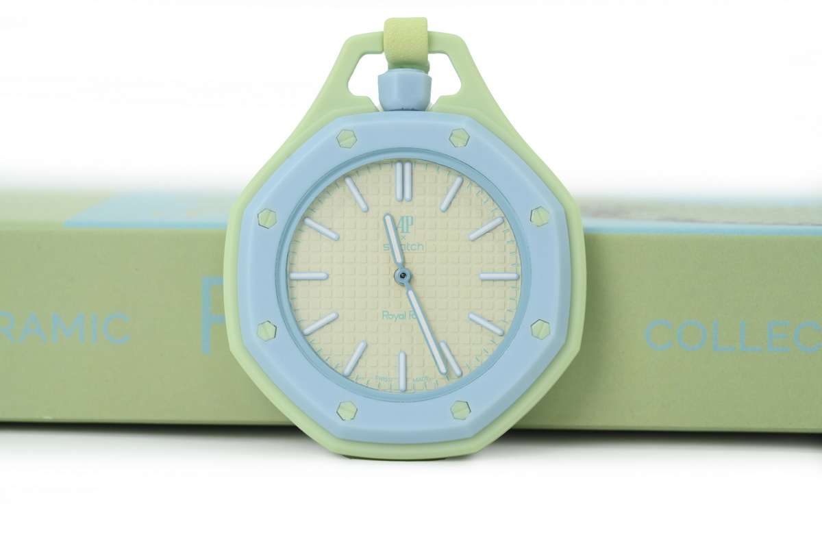 Swatch x Audemars Piguet Mechanical Watch Ice Blue & Lime
