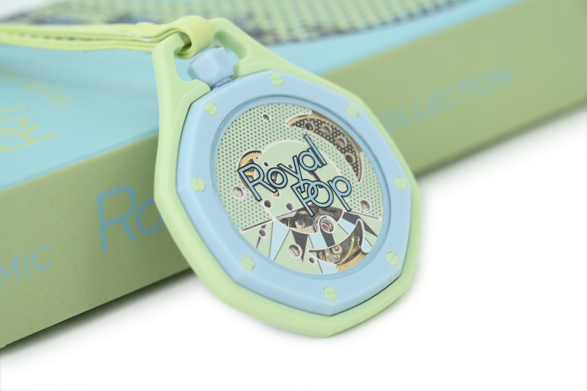 Swatch x Audemars Piguet Mechanical Watch Ice Blue & Lime