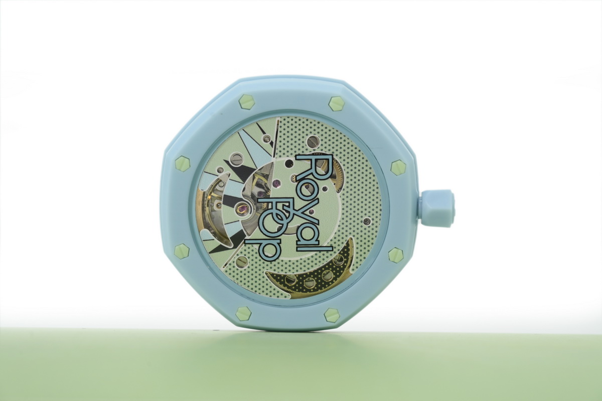 Swatch x Audemars Piguet Mechanical Watch Ice Blue & Lime