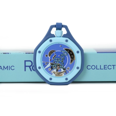 Swatch x Audemars Piguet Mechanical Watch Sky Blue & Navy 02