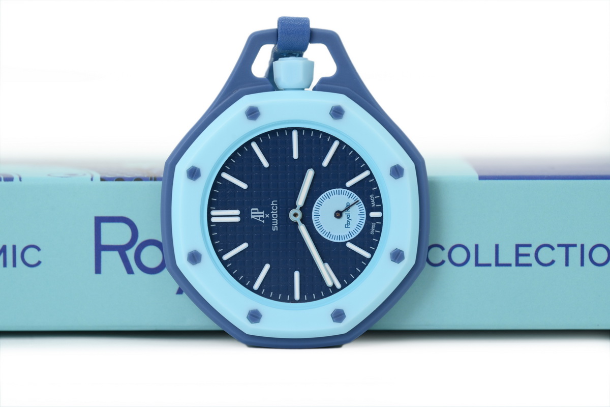 Swatch x Audemars Piguet Mechanical Watch Sky Blue & Navy