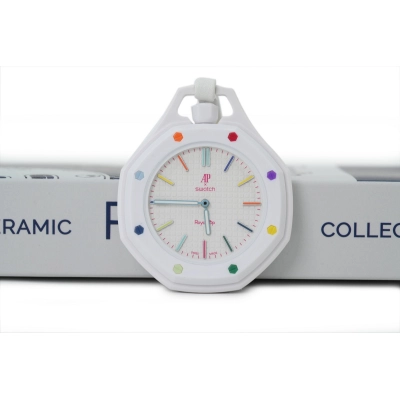 Swatch x Audemars Piguet Mechanical Watch White Multicolor 02