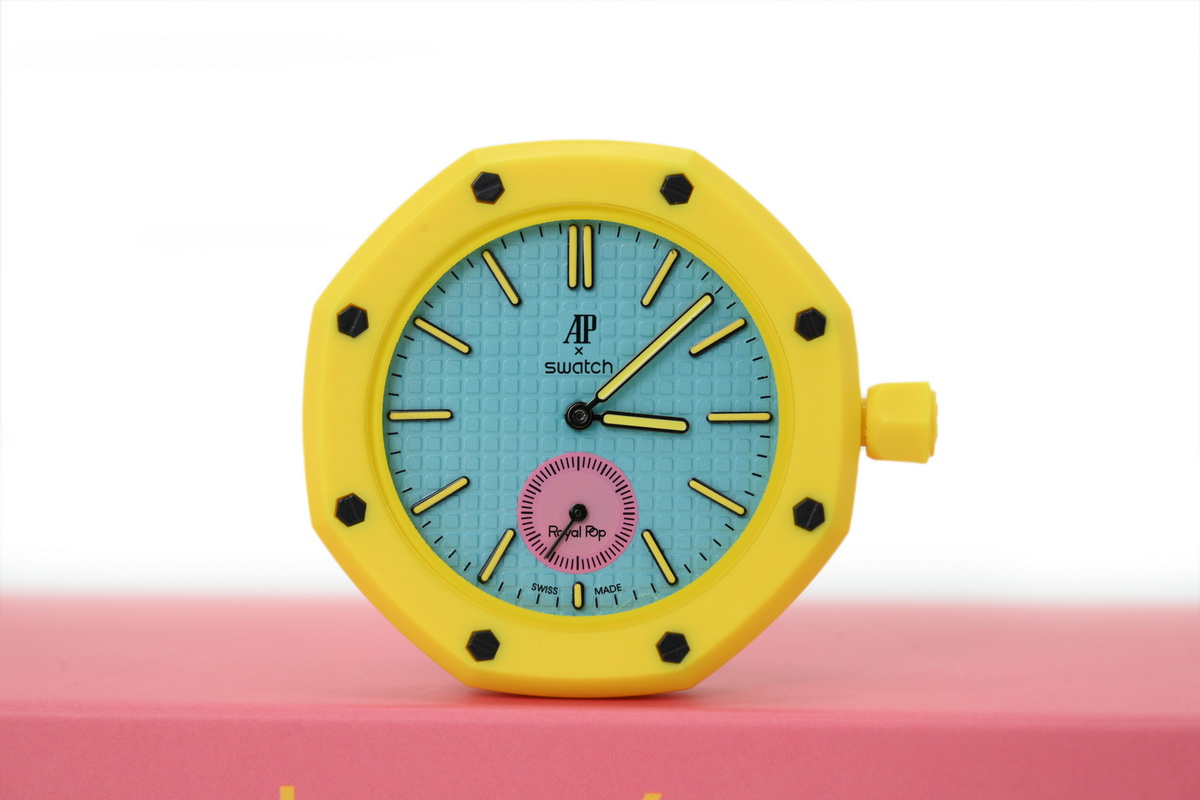 Swatch x Audemars Piguet Mechanical Watch Yellow & Pink
