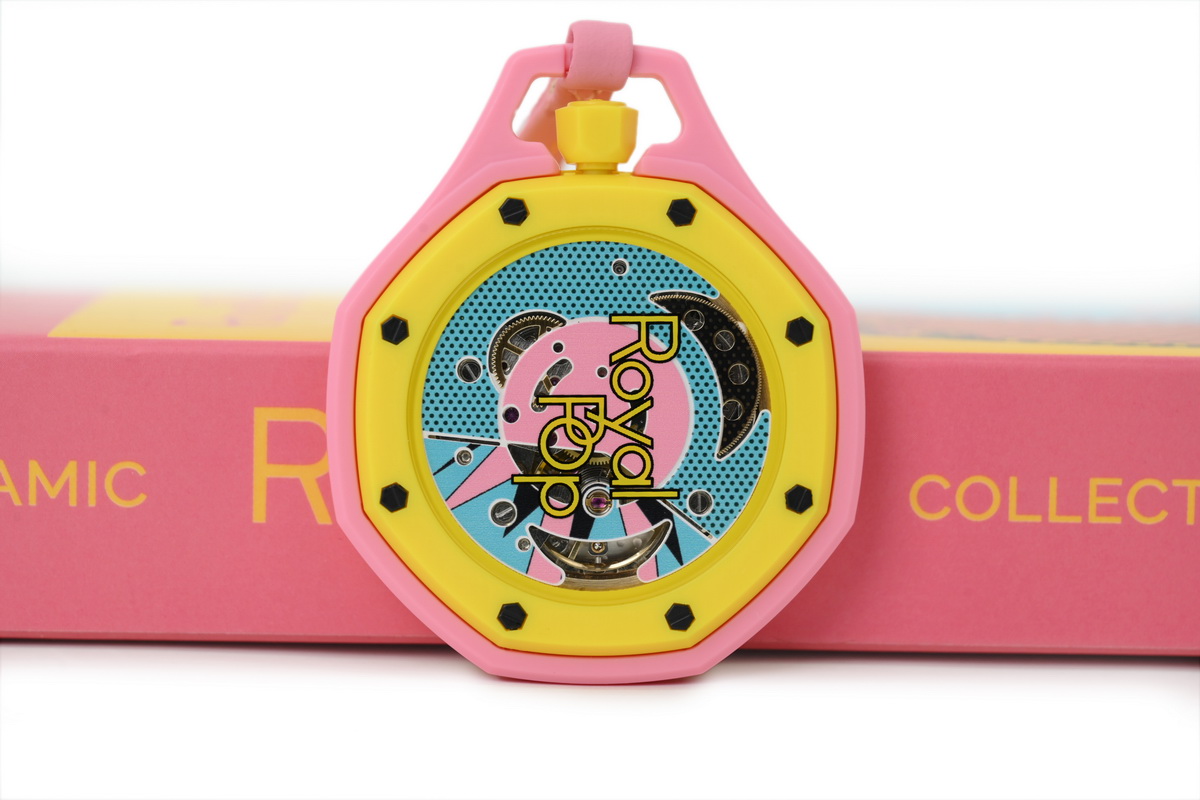 Swatch x Audemars Piguet Mechanical Watch Yellow & Pink