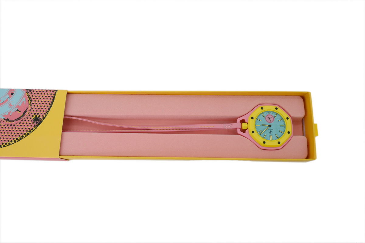 Swatch x Audemars Piguet Mechanical Watch Yellow & Pink