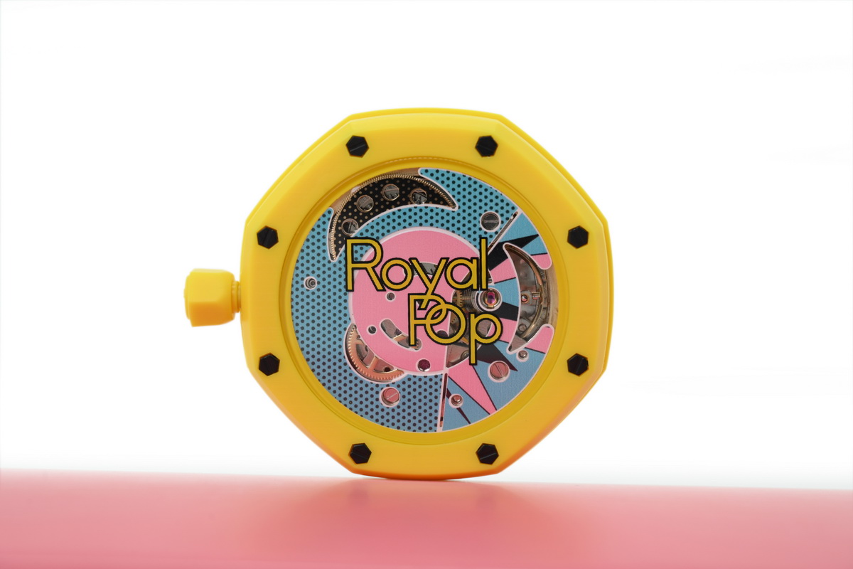 Swatch x Audemars Piguet Mechanical Watch Yellow & Pink