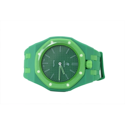 Swatch x Audemars Piguet Quartz Watch Deep Green 02