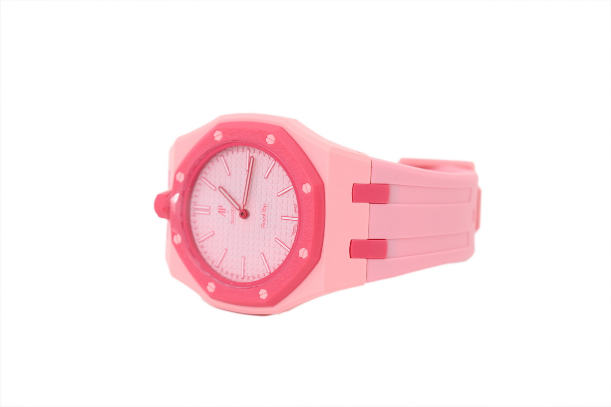Swatch x Audemars Piguet Quartz Watch Hot Pink