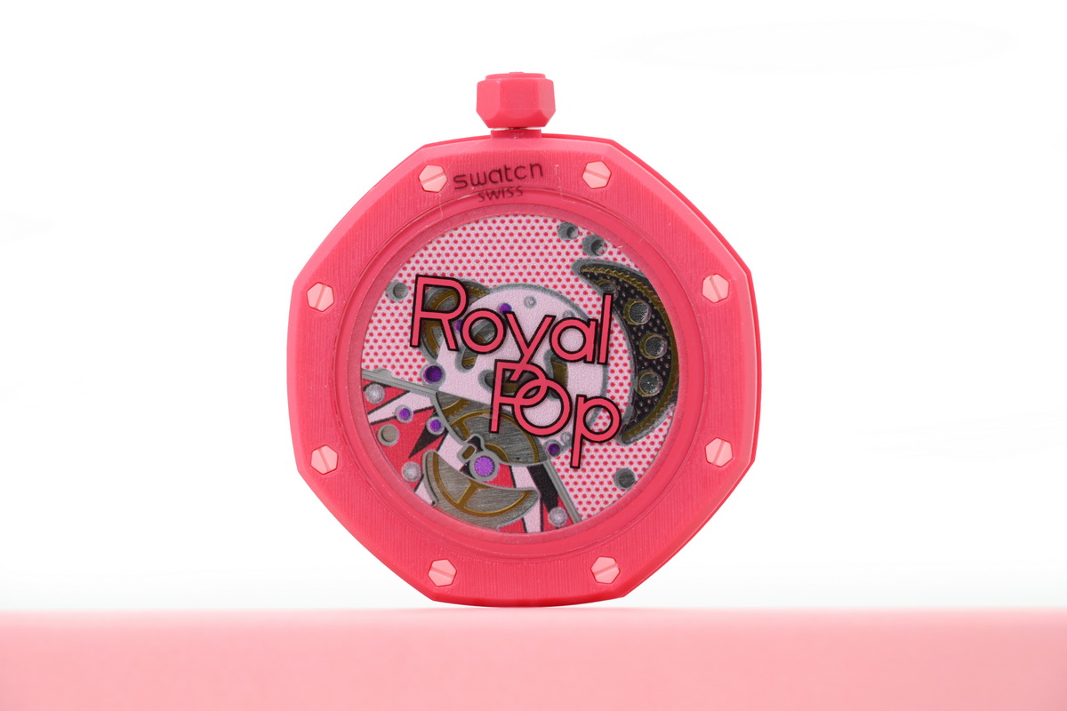 Swatch x Audemars Piguet Quartz Watch Hot Pink