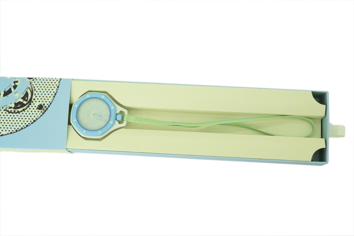 Swatch x Audemars Piguet Quartz Watch Ice Blue & Lime