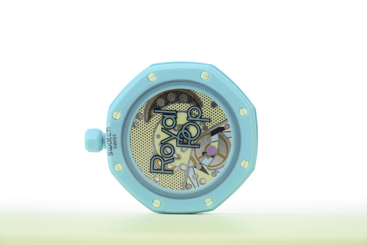 Swatch x Audemars Piguet Quartz Watch Ice Blue & Lime