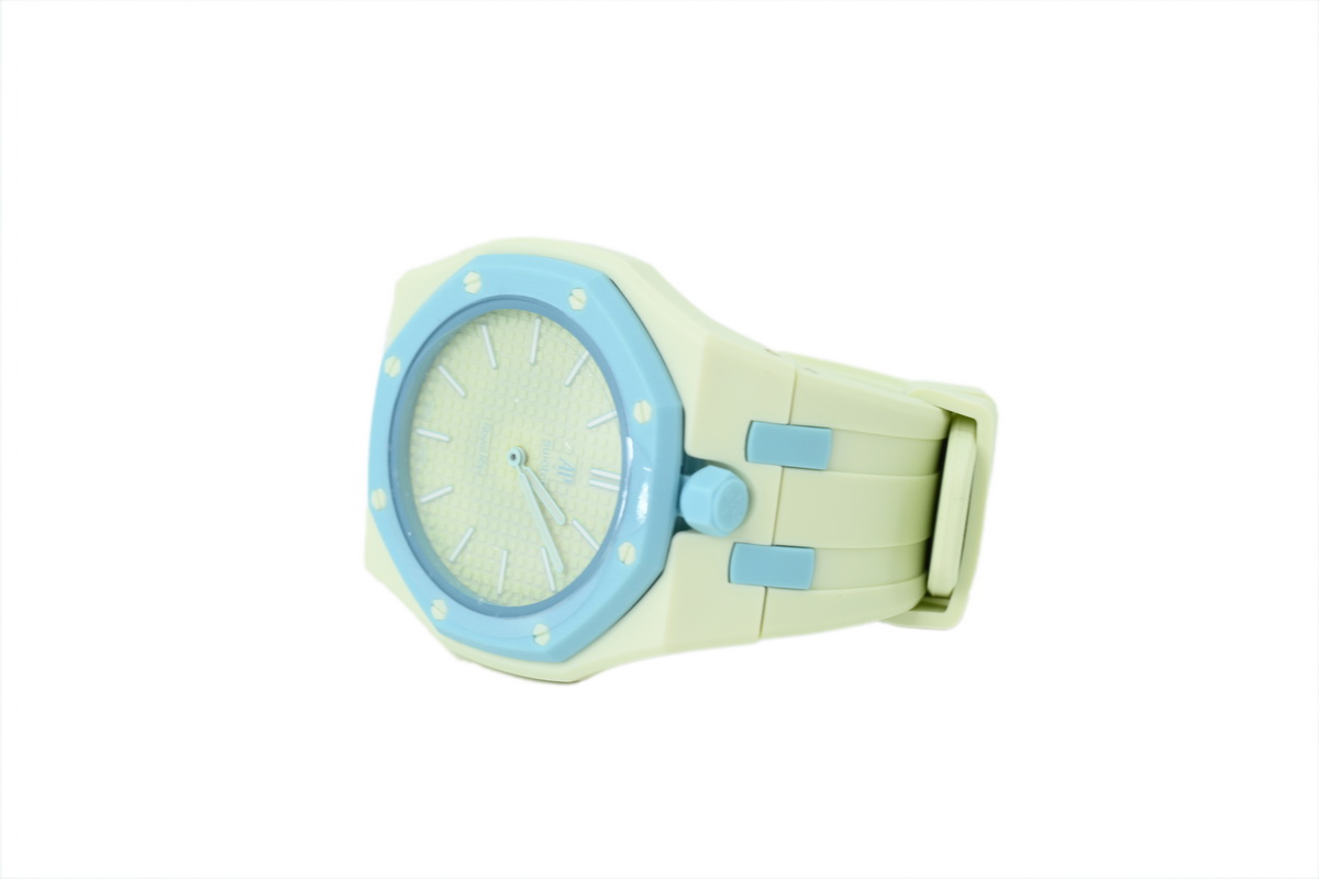 Swatch x Audemars Piguet Quartz Watch Ice Blue & Lime