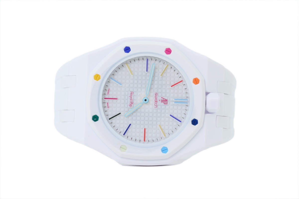 Swatch x Audemars Piguet Quartz Watch White Multicolor